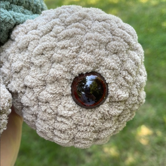 Sea Turtle Stuffie Amigurumi Sea Turtle Plushie Handmade Crochet - Picture 3 of 8